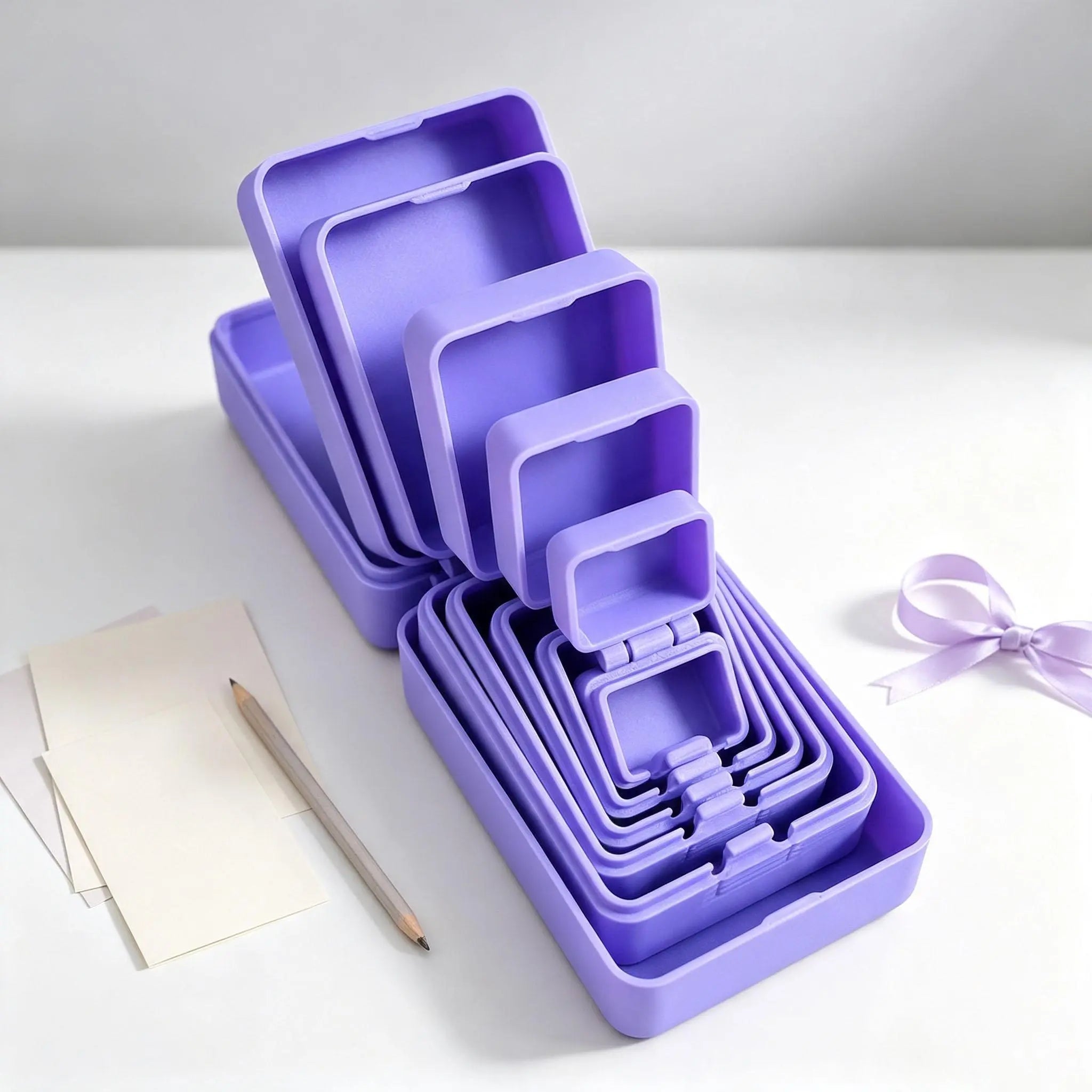 Multi-Layer Nesting Surprise Gift Box, 3D Printed Prank Container for Birthdays, Halloween & Funny Gifts