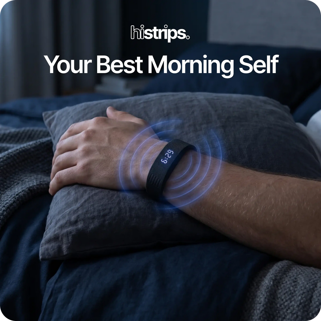 Onyx Silent Vibrating Wrist Alarm Clock – 3 Alarms, 2 Vibration Levels, 14+ Day Battery