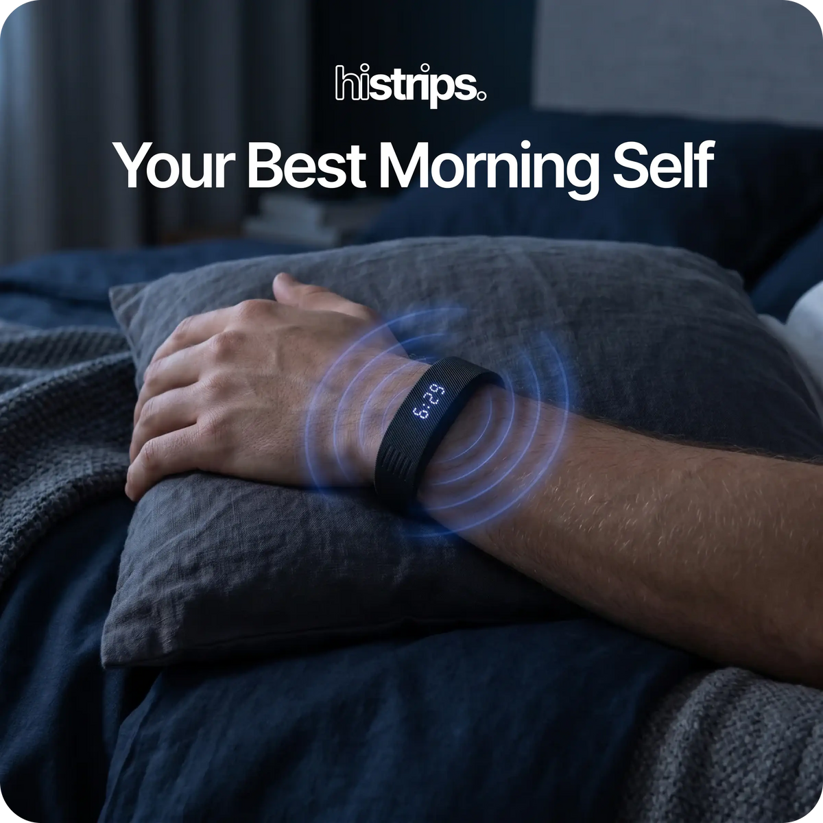 Onyx Silent Vibrating Wrist Alarm Clock – 3 Alarms, 2 Vibration Levels, 14+ Day Battery