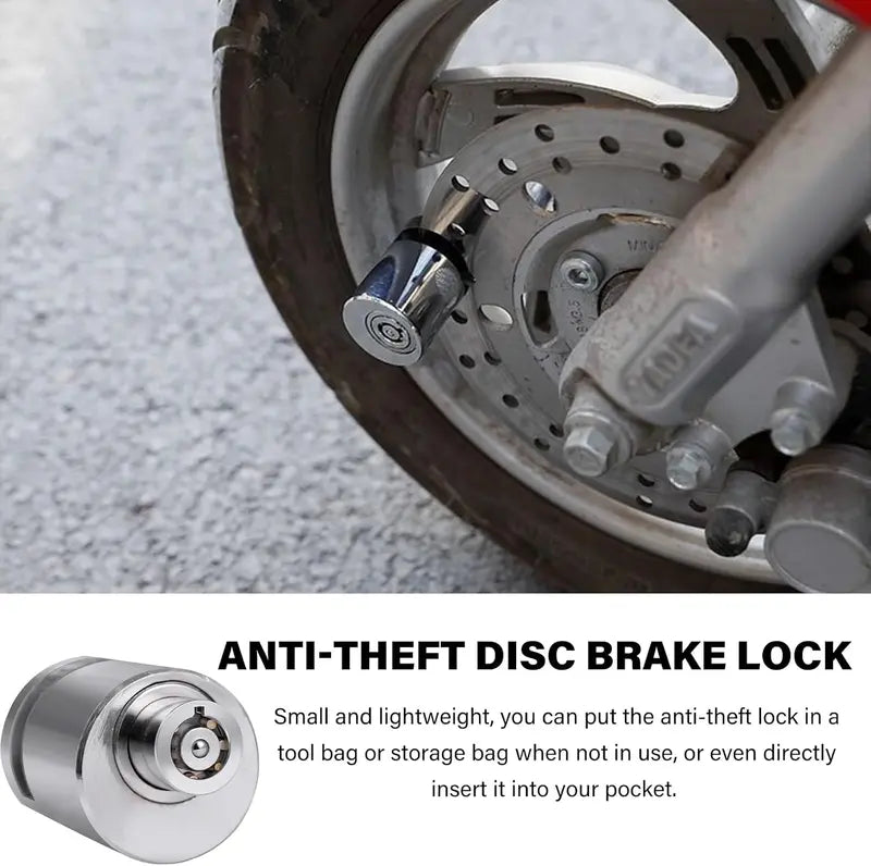Alloy Steel Motorcycle Disc Brake Lock with 2 Keys