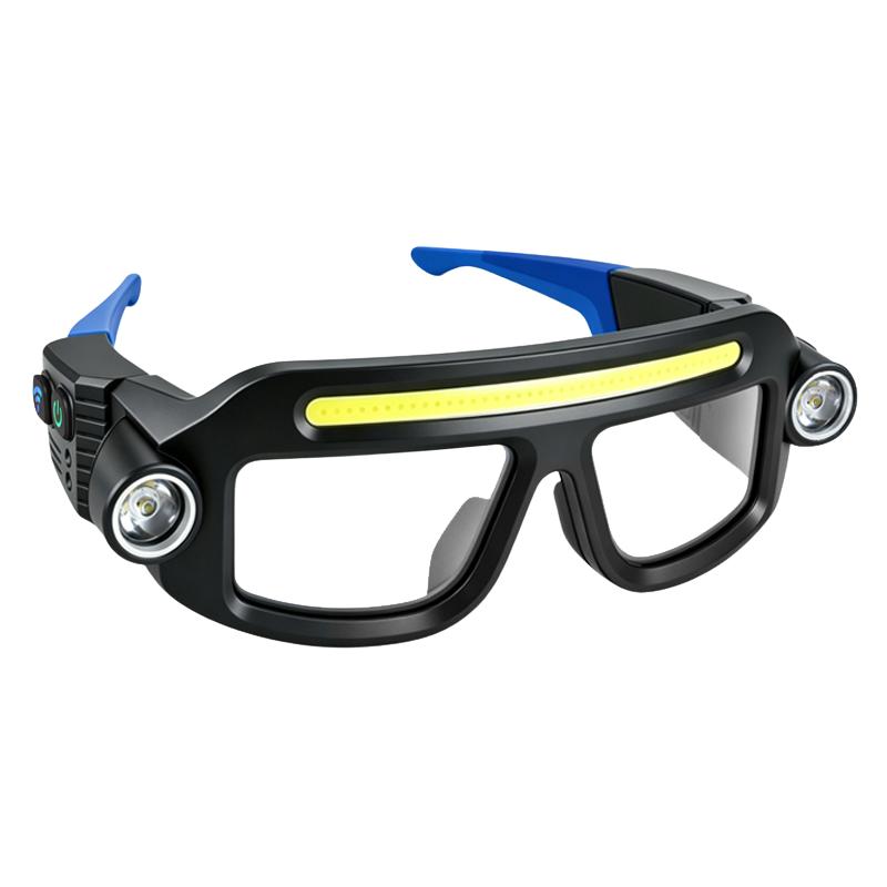 JOYTUTUS Rechargeable 5-Mode LED Headlamp Glasses with Motion Sensor
