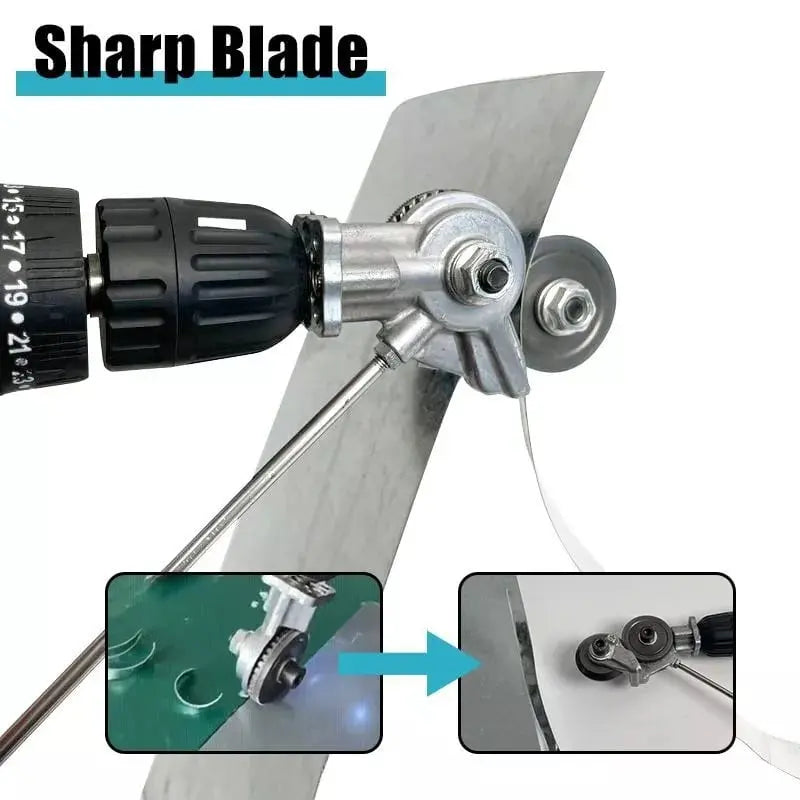 Electric Drill Sheet Metal Cutter Attachment