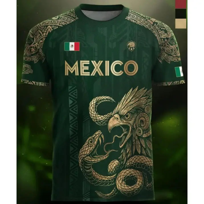 USA & Mexico Dual Heritage Split Soccer Jersey