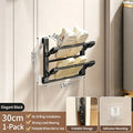 Foldable Wall-Mounted Shoe Rack, Space-Saving Slipper & Shoe Organizer for Bathroom, Entryway, Closet, Bedroom & RV