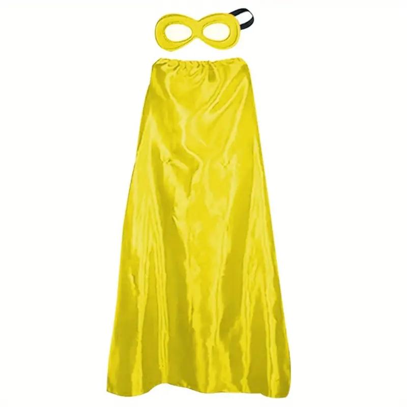Unisex Adult Superhero Cape & Mask Costume Set