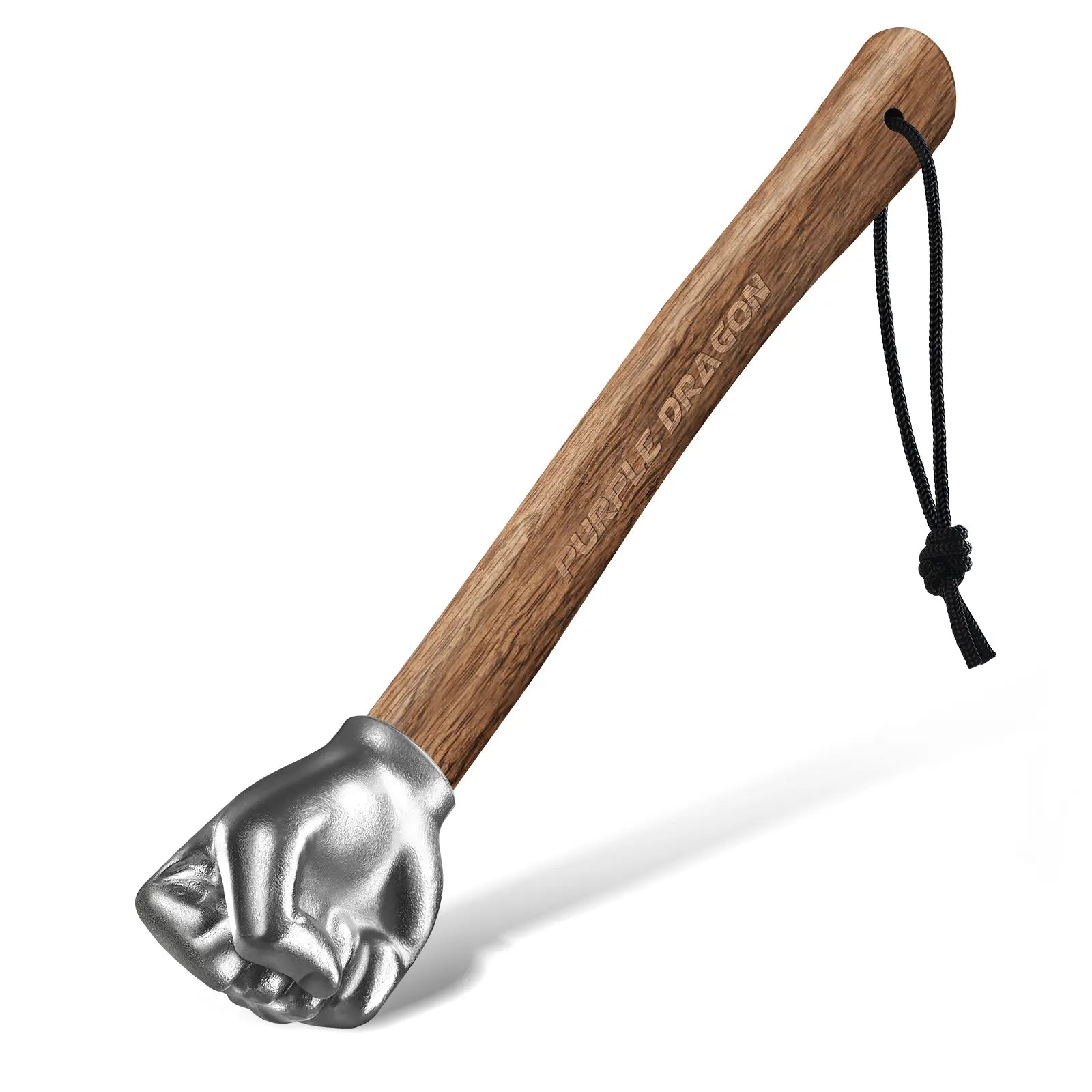 Purple Dragon Fist-Shaped Hammer with Stainless Steel Head & Wooden Handle for Home Repair, Gardening & Gifts