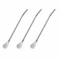 2-in-1 Stainless Steel Straw & Spoon with Filter, Reusable Metal Straw for Coffee, Milk Tea, Juice & Smoothies