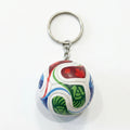 Sports Ball & Gold Trophy Keychain Set, Mini Bag Charm Pendant for Backpack, Handbag, Keys and Party Gifts