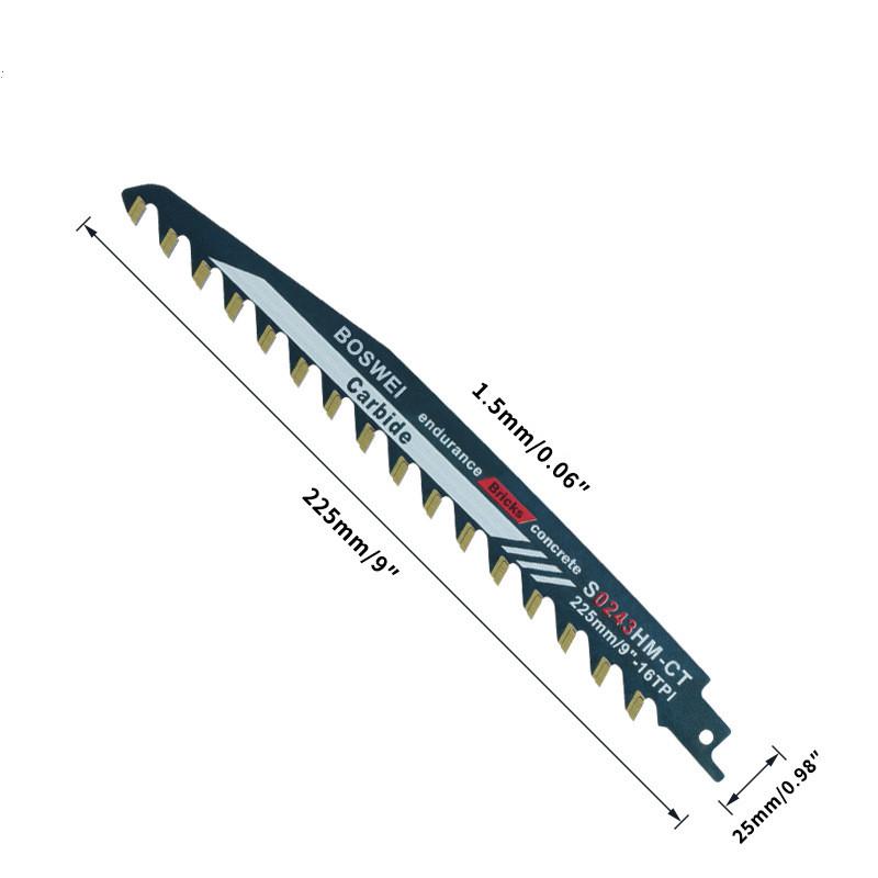 12-Inch Masonry Reciprocating Saw Blade for Brick, Concrete & Fiber Cement