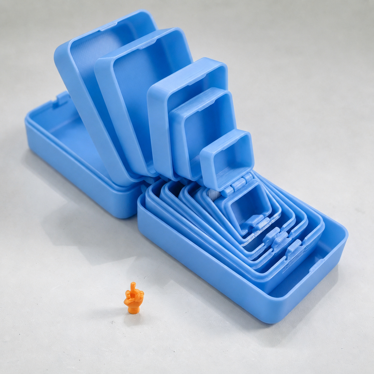Multi-Layer Nesting Surprise Gift Box, 3D Printed Prank Container for Birthdays, Halloween & Funny Gifts