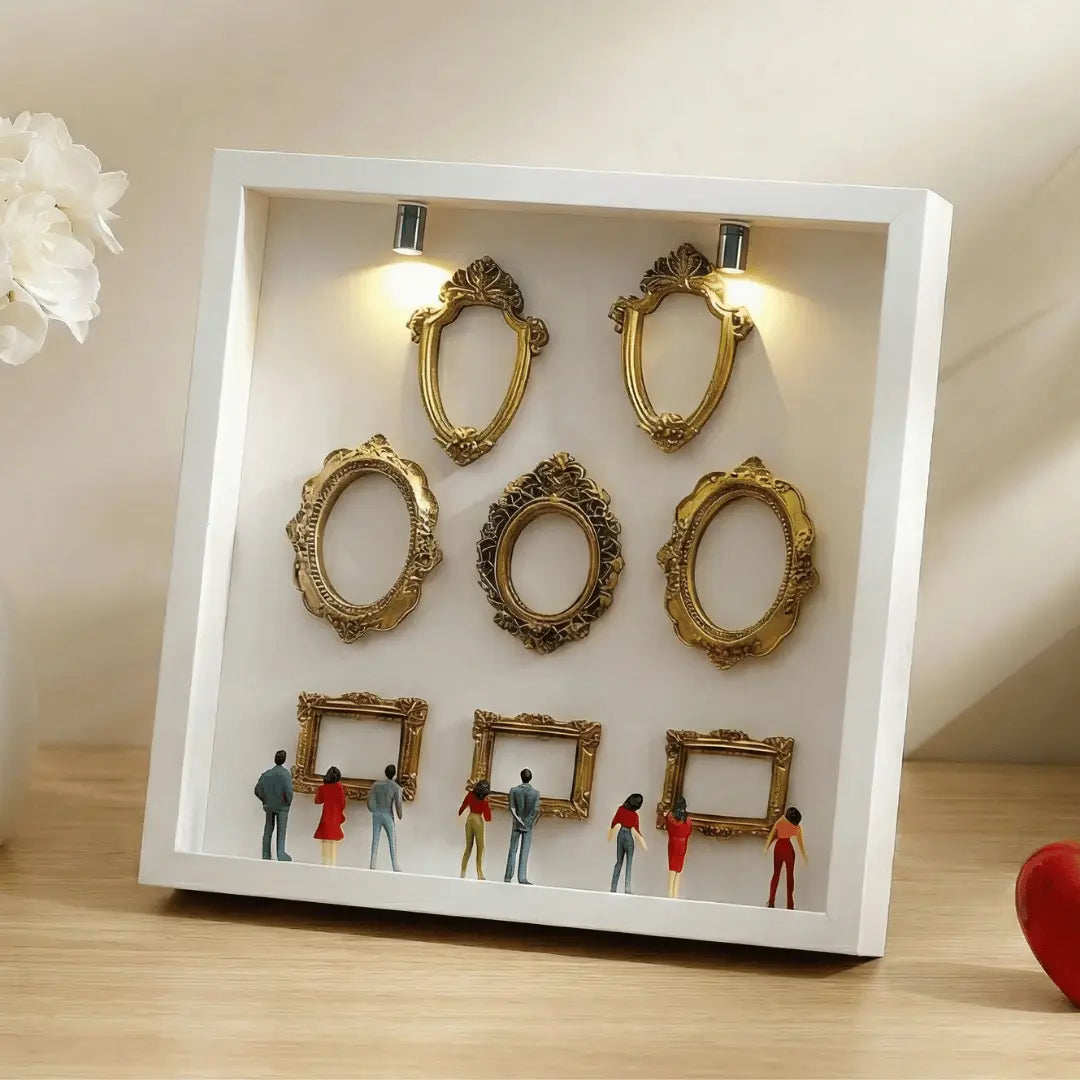 DIY Mini Museum Silhouette Box