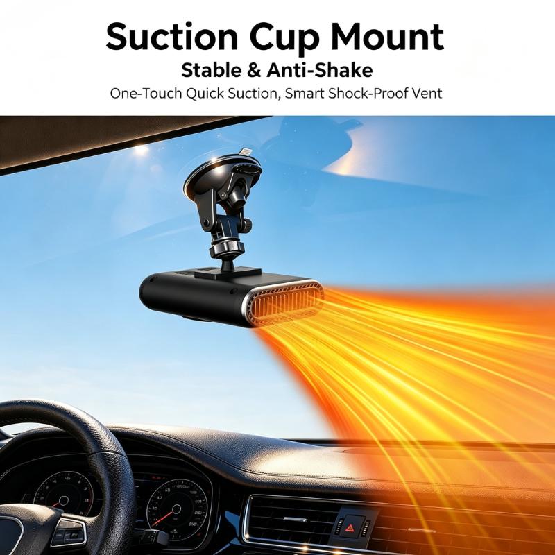 12V Portable Car Heater & Windshield Defogger