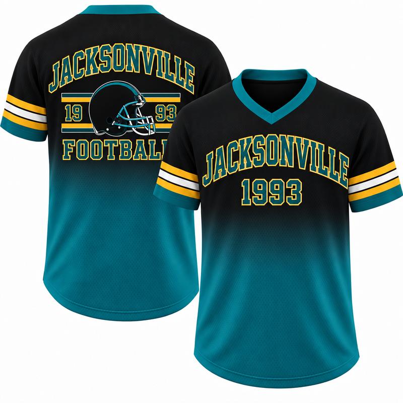 Unisex Game Day Gradient V-Neck Mesh Jersey