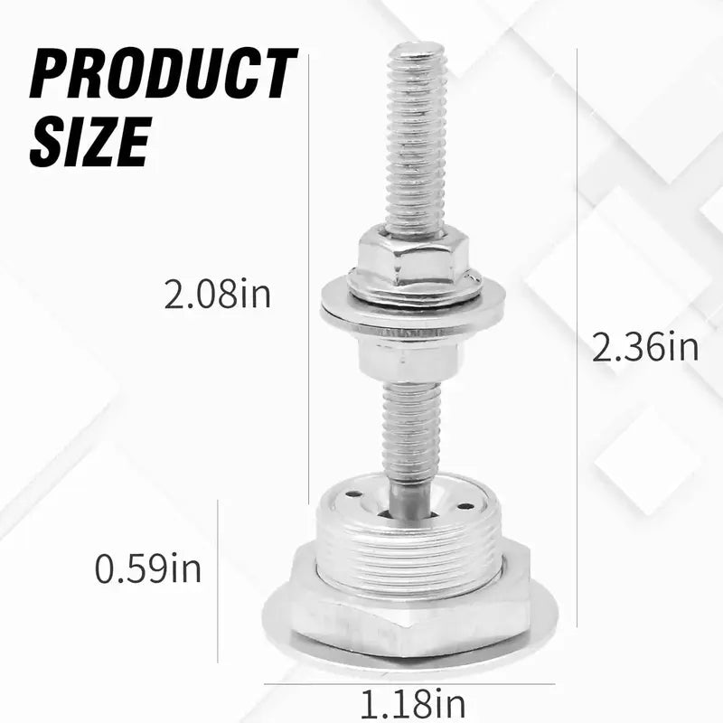 4-Pack 1.25-Inch Aluminum Quick-Release Vehicle Latches