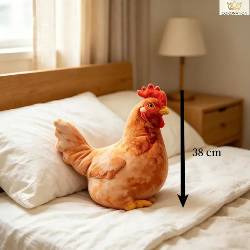 Realistic Chicken-Shaped Plush Pillow & Decorative Cushion