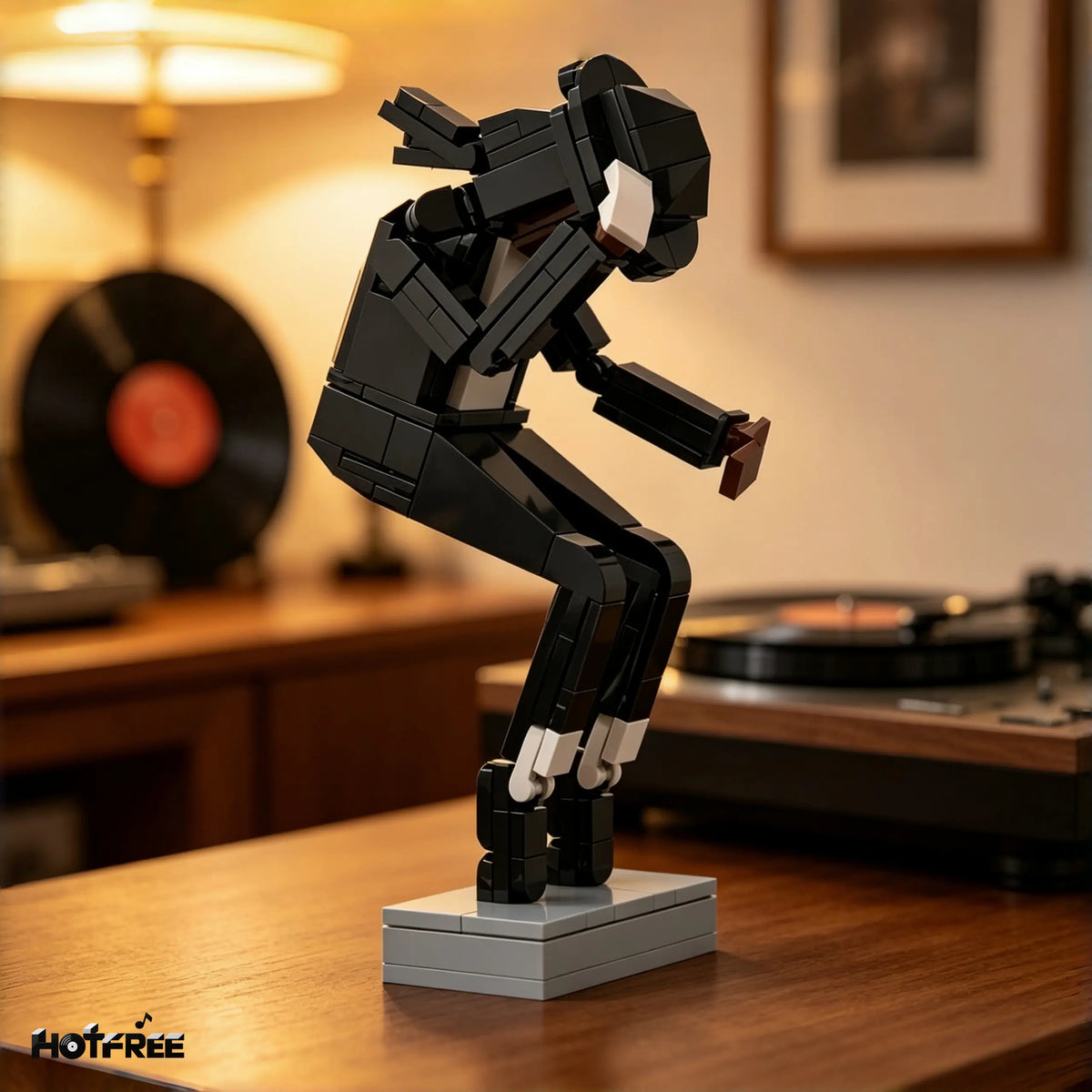 Michael Jackson Dance Pose Building Block Figure