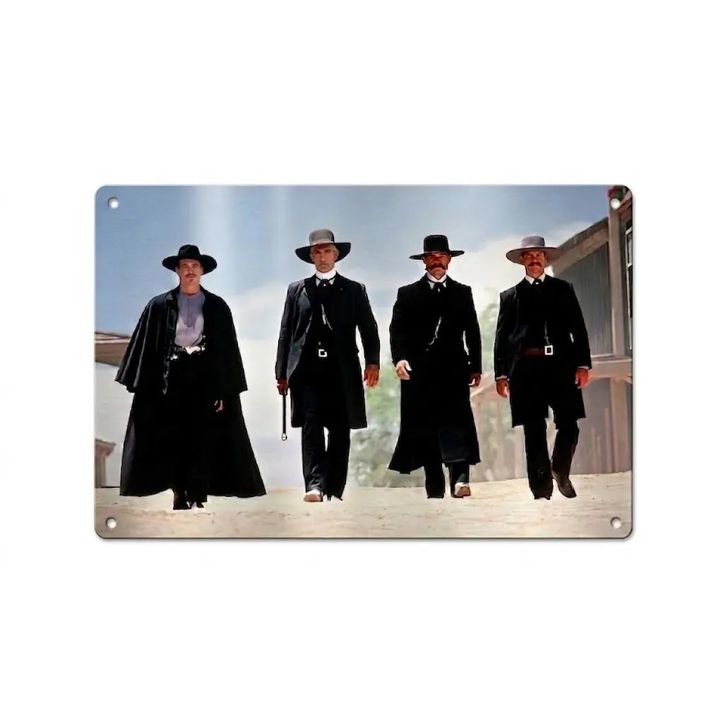 Doc Holliday Wyatt Earp Western Movie Wall Art Sign