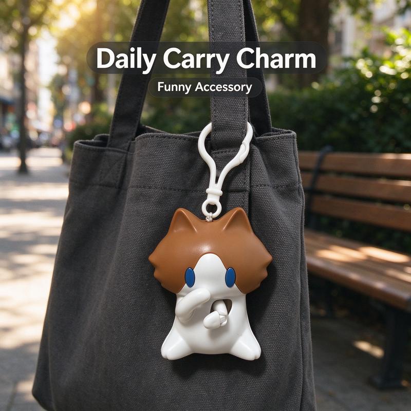 Interactive Kitten Pendant, Bag Charm Gift Package with Decorative Accessories for Luggage & Bag Accessories Collection