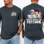 Lonesome Dove Western Movie T-Shirt - Funny 4th of July Independence Day Graphic Tee