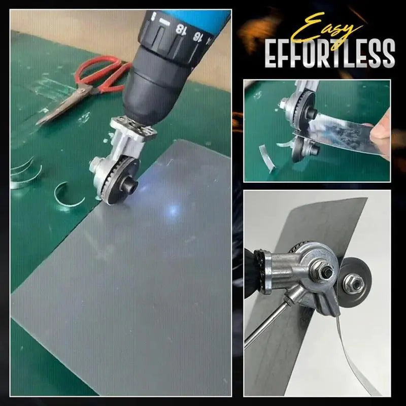 Electric Drill Sheet Metal Cutter Attachment