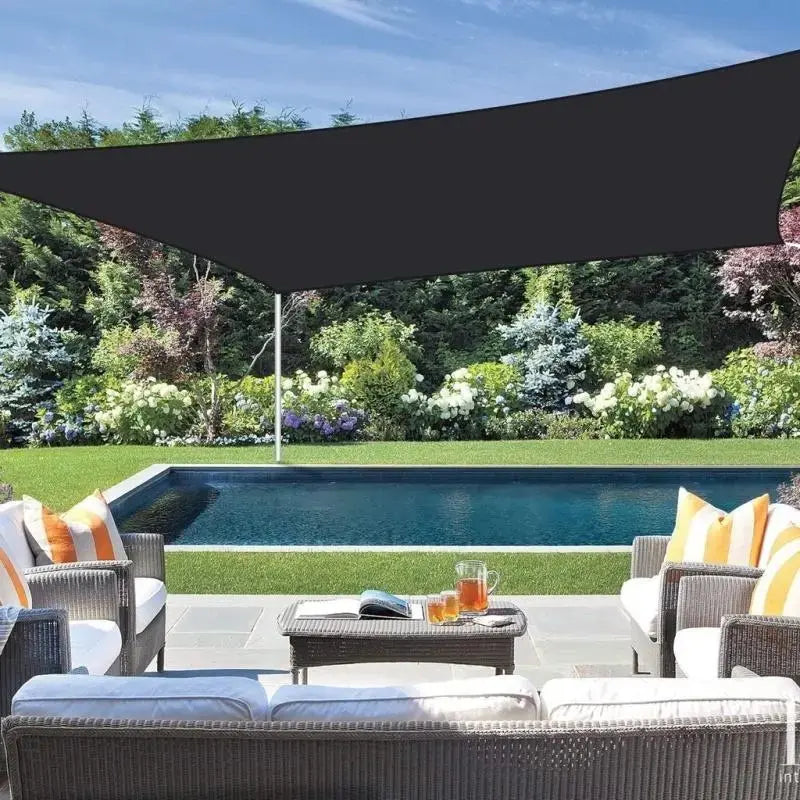 10×13 FT 90% Blackout UV-Resistant Shade Cloth with Reinforced Grommets for Patio, Garden & Pergola