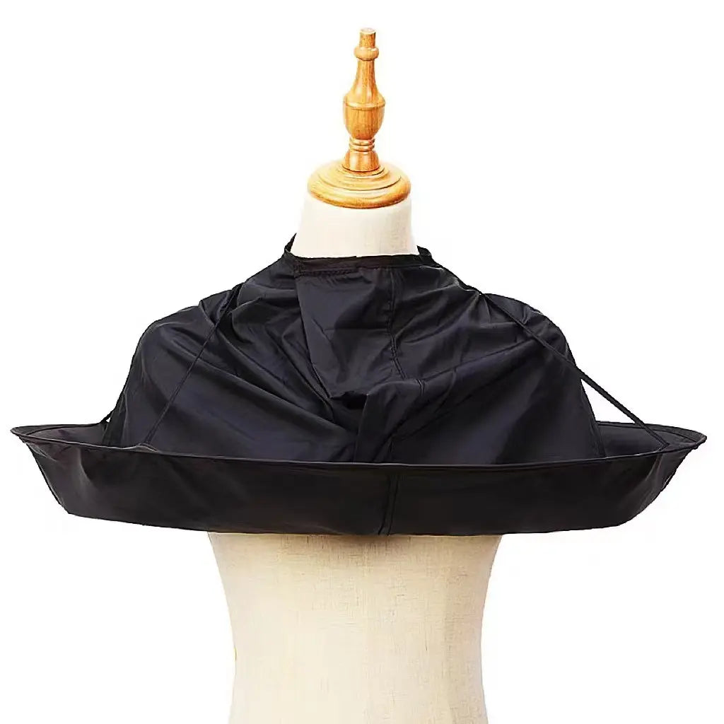 Waterproof Haircut Cape with Built-In Hair Catcher