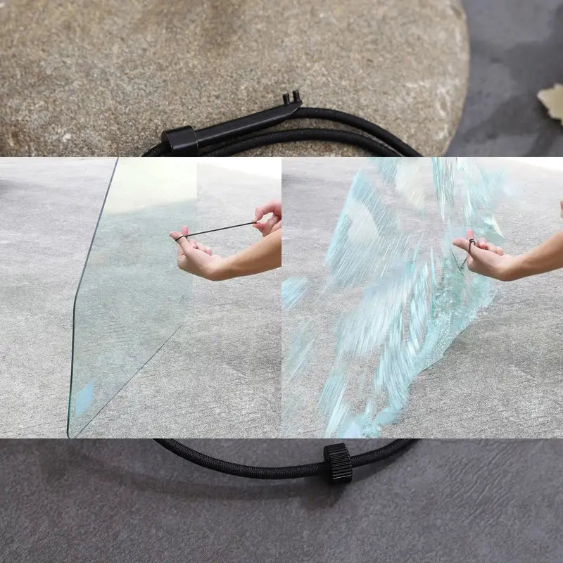 Survival Wrist Strap-Survival Bracelet- Emergency Glass Breaker, Secure & Comfortable Style