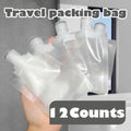 12 Counts Reusable Plastic Pouches, Versatile Liquid Carriers for Picnics and Outings