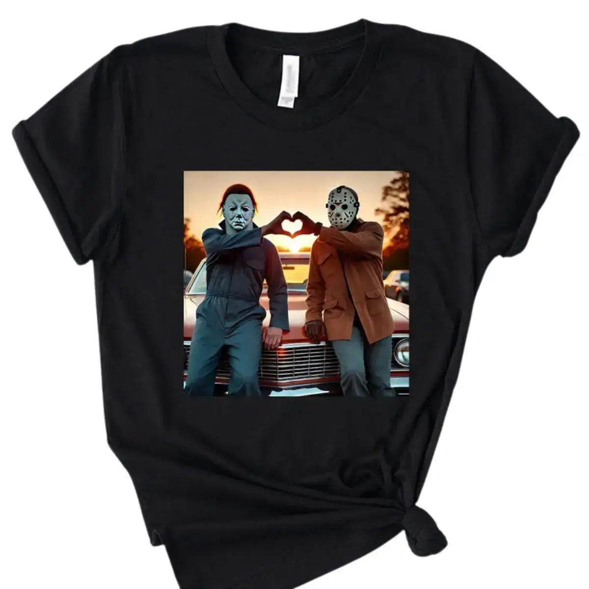 Vintage Michael Myers Graphic T-Shirt, Retro Horror Movie Tee for Halloween Fans, Funny Casual Gift for Men & Women