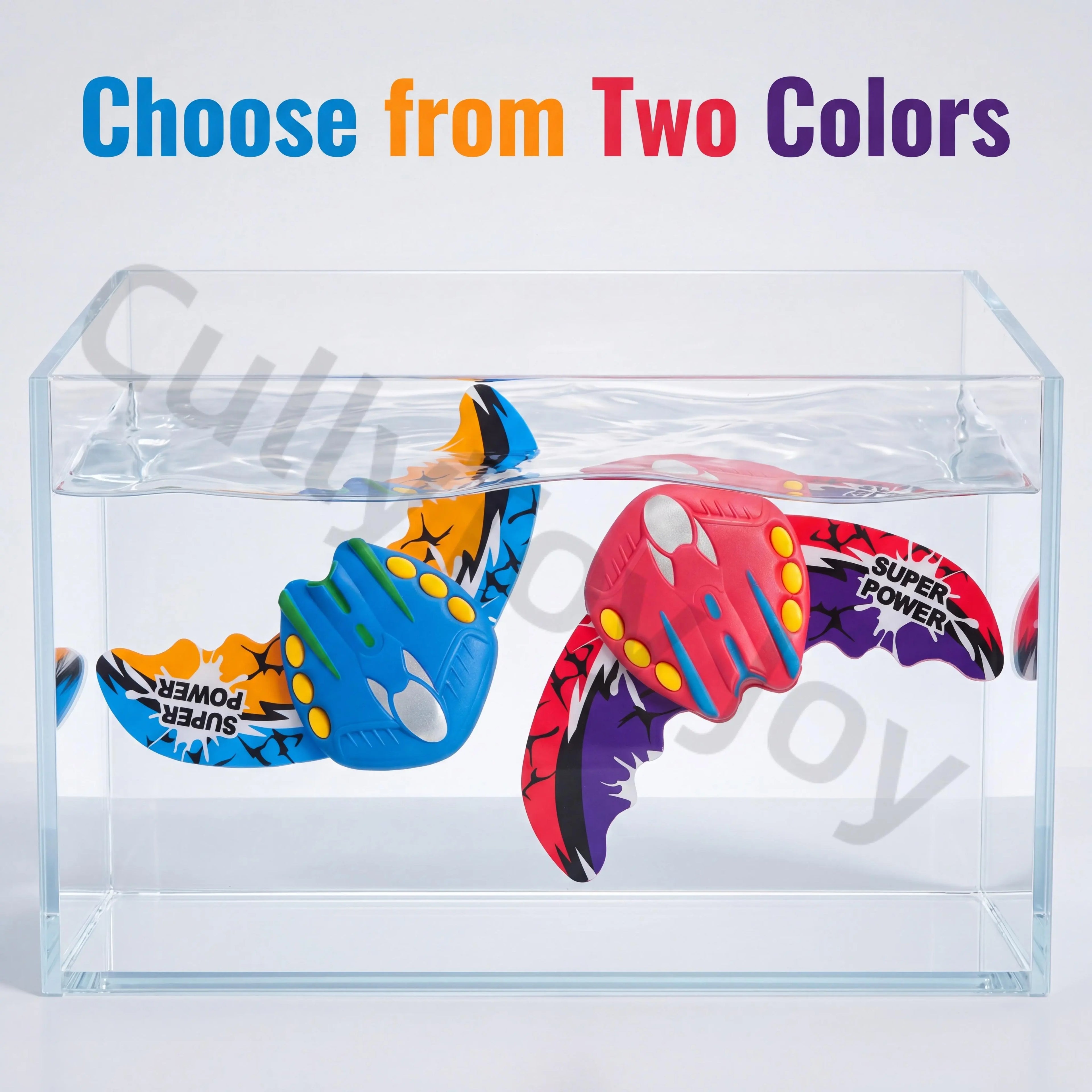2-Pack Hydrodynamic Manta Ray Diving Toys for Kids, Interactive Pool & Bath Game for Summer Swimming, Beach & Lake Fun