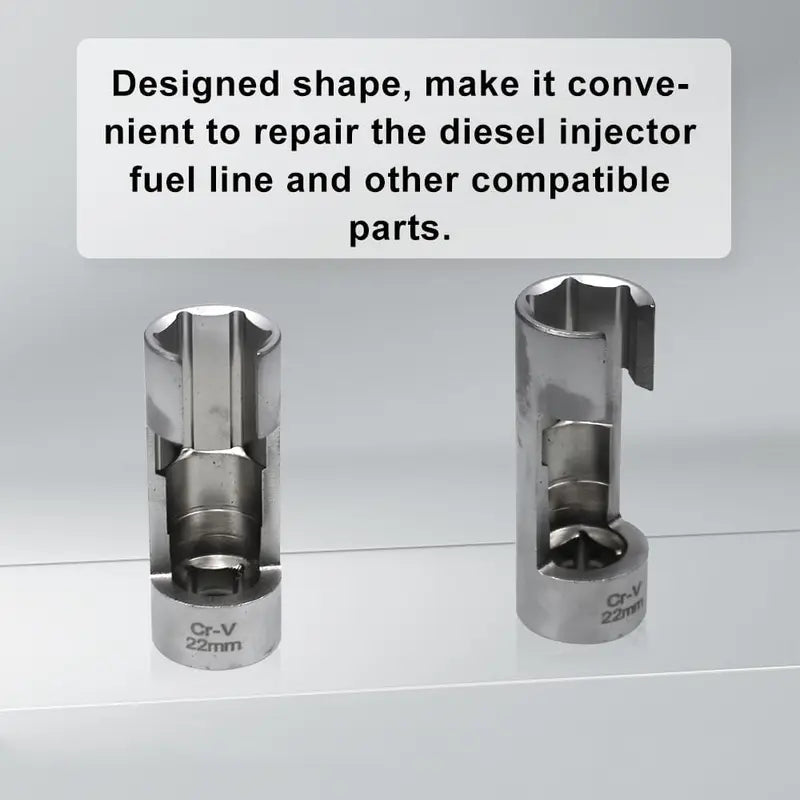 GJANSH 10–22mm Injector Line Socket Set – 3/8″ & 1/2″ Drive