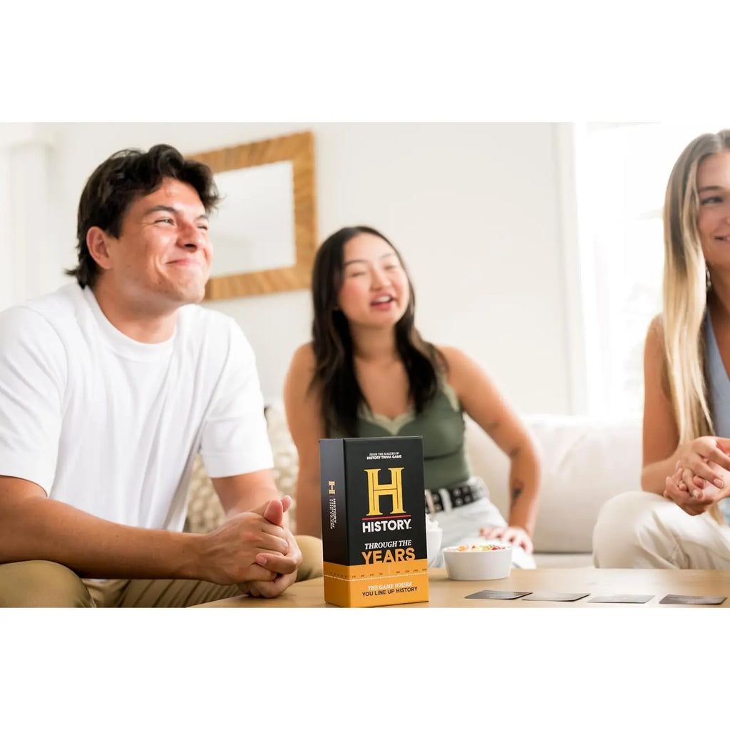 History Channel 2-in-1 Edition - Through The Years/That's A Fun Fact - General Knowledge Super Trivia Chronology Timeline Party Card Game for Adults, Family, Teen in The Pursuit of Trivial Knowledge