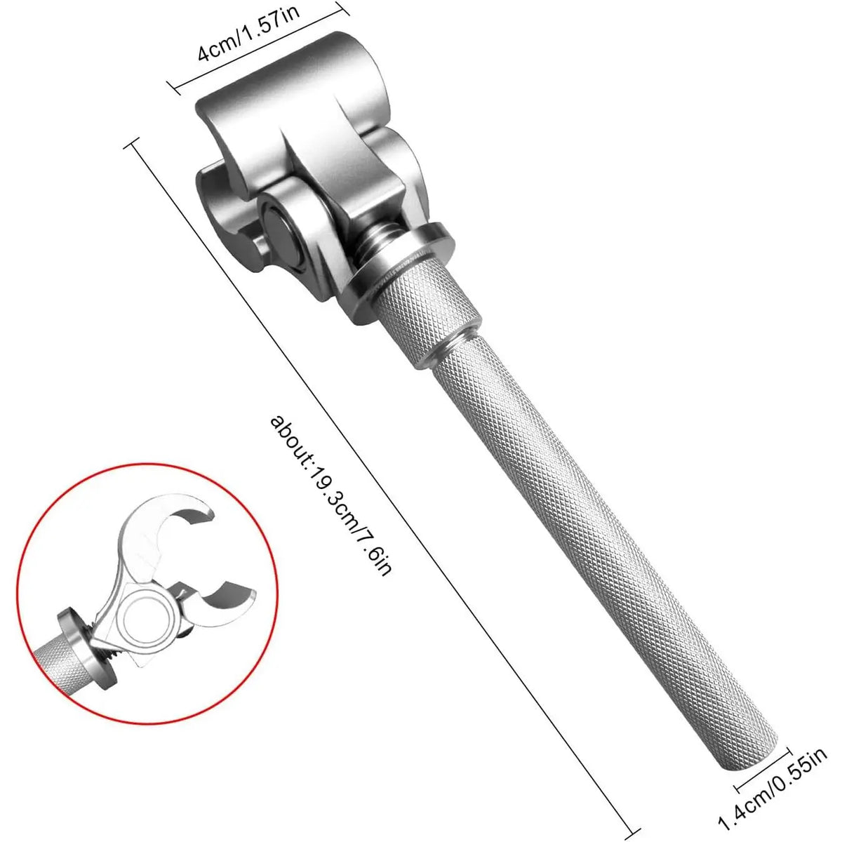 GJANSH Adjustable Steel Door Hinge Alignment Wrench
