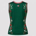 A sleeveless V-neck top made from lightweight, breathable fabric—suitable for watching soccer matches, fan gatherings, and everyday summer wear. Casual Sporty Top Fan Sportswear Top