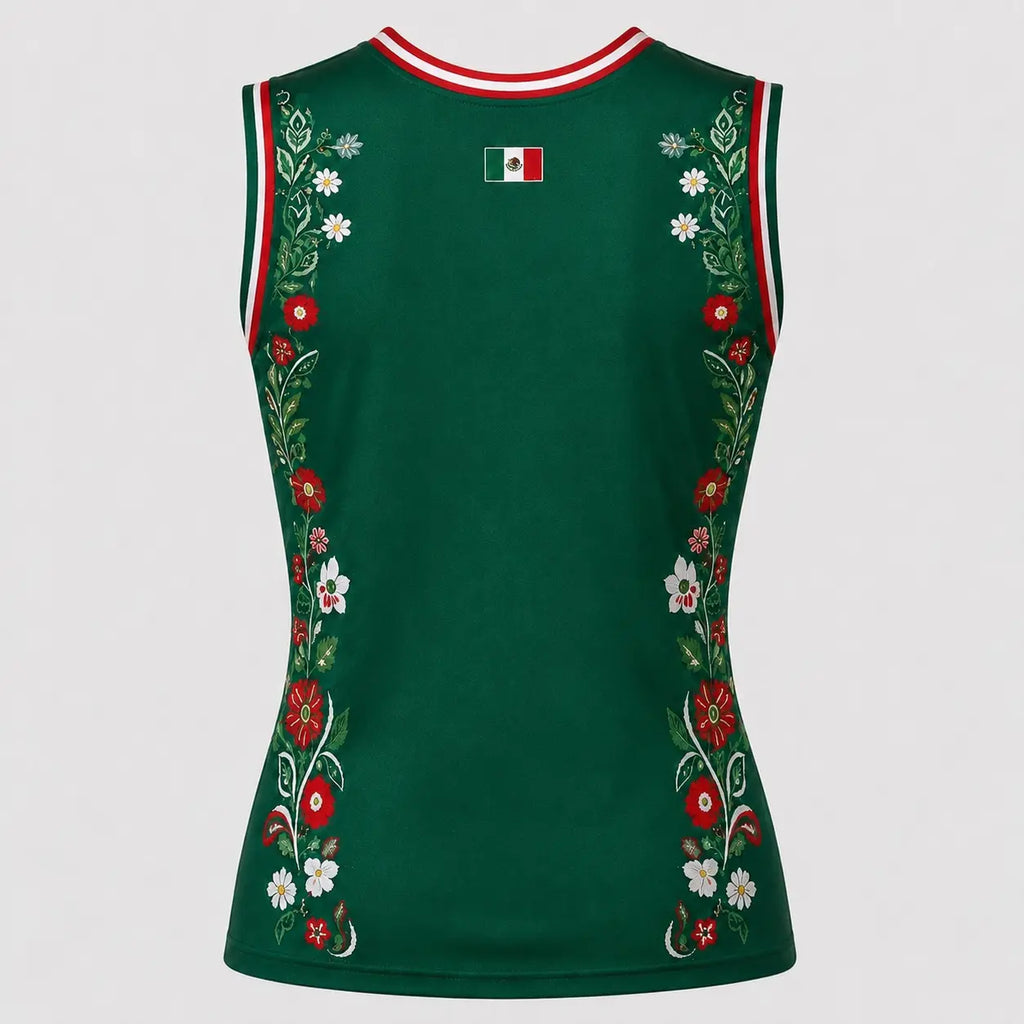 A sleeveless V-neck top made from lightweight, breathable fabric—suitable for watching soccer matches, fan gatherings, and everyday summer wear. Casual Sporty Top Fan Sportswear Top