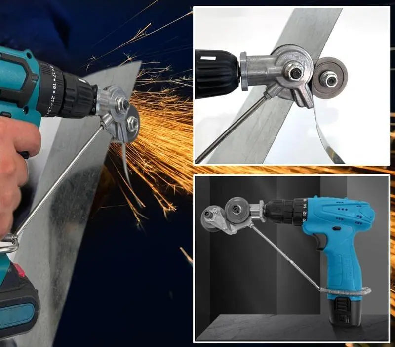 Electric Drill Sheet Metal Cutter Attachment