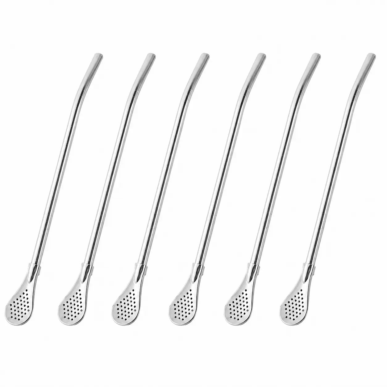 2-in-1 Stainless Steel Straw & Spoon with Filter, Reusable Metal Straw for Coffee, Milk Tea, Juice & Smoothies
