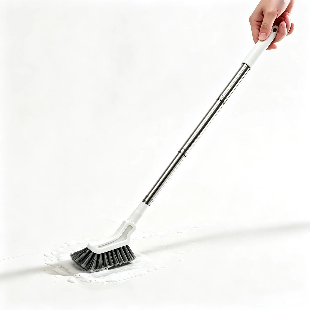 Adjustable Telescopic Long-Handle Crevice Cleaning Brush