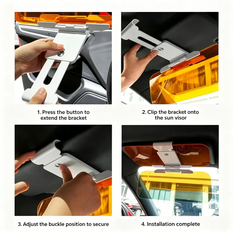 Adjustable Dual-Lens Day & Night Car Anti-Glare Visor