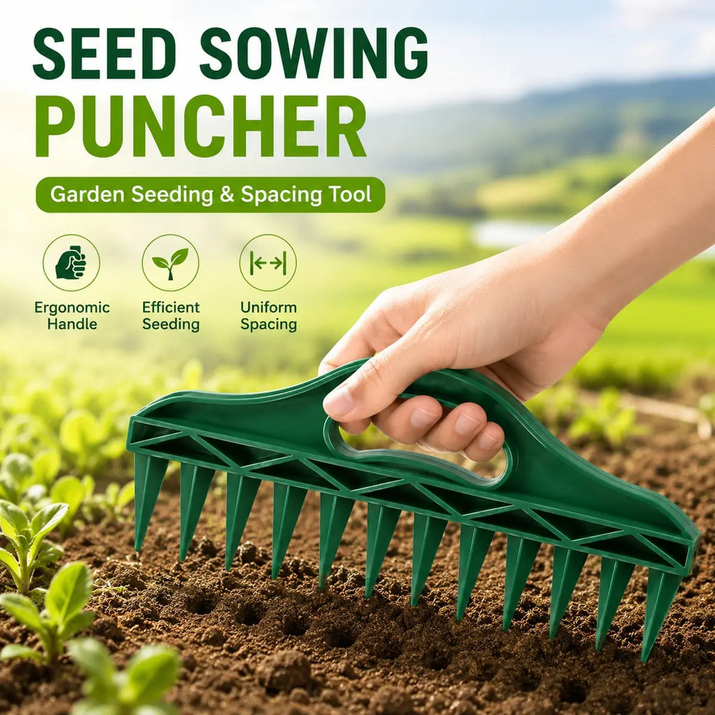 Handheld Garden Seed Sowing & Hole Punch Tool Set