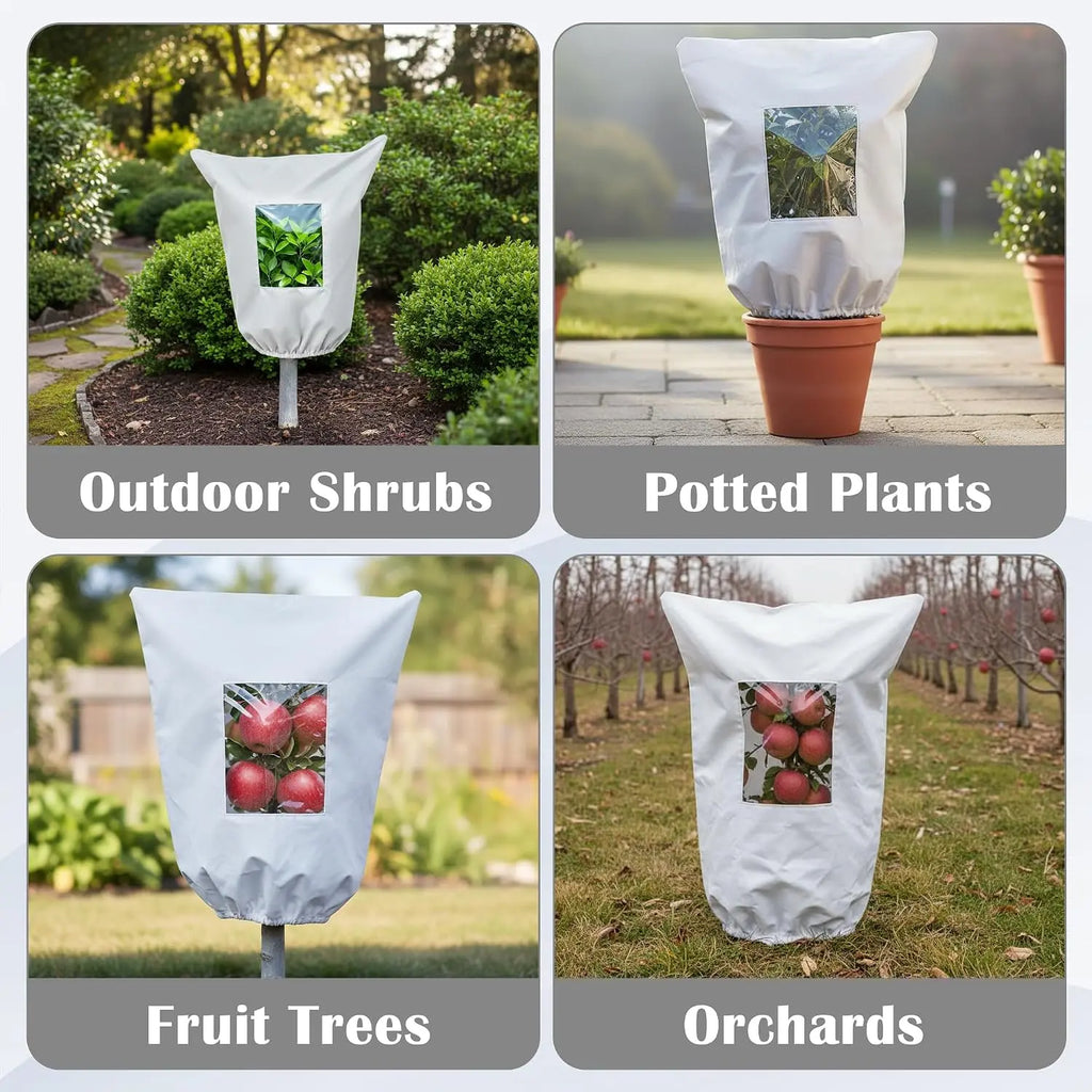Plant Frost Cover with Viewing Window