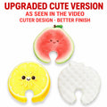 Compressed Cellulose Sponges - 3 Pack Fruit Shaped Natural Pop Up Dish Sponge for Kitchen - Compostable, Plant-Based, Non Scratch Cleaning Sponges Bulk for Dishes & Household Cleaning