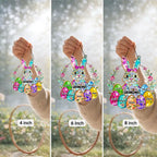 Bunny Grandma Easter Gift - Personalized Acrylic Suncatcher Ornament - Easter Gift, Mother's Day Gift for Grandma, Mom, Wife