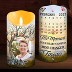 Mine Changed Forever - Personalized Custom LED Candle