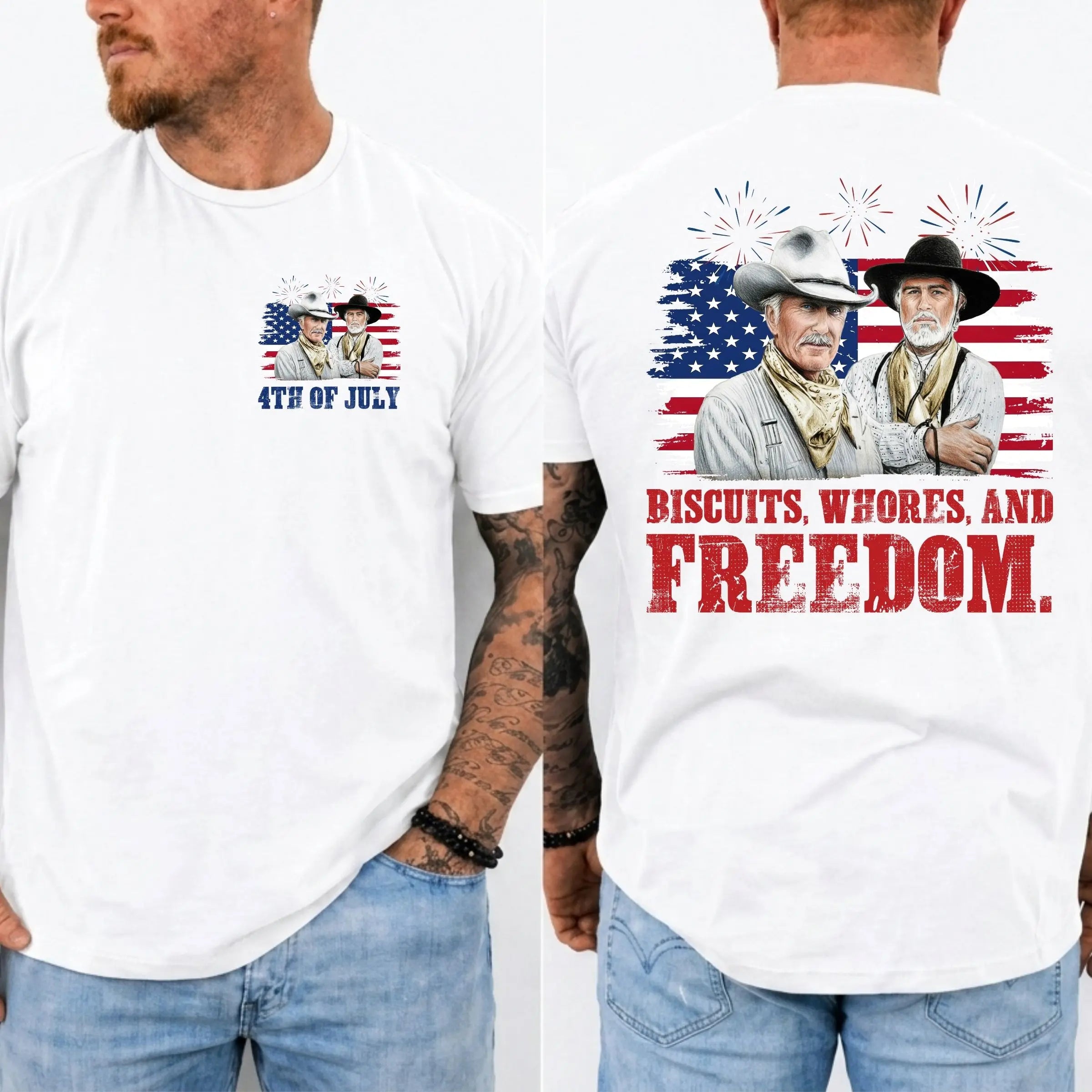 Lonesome Dove Western Movie T-Shirt - Funny 4th of July Independence Day Graphic Tee