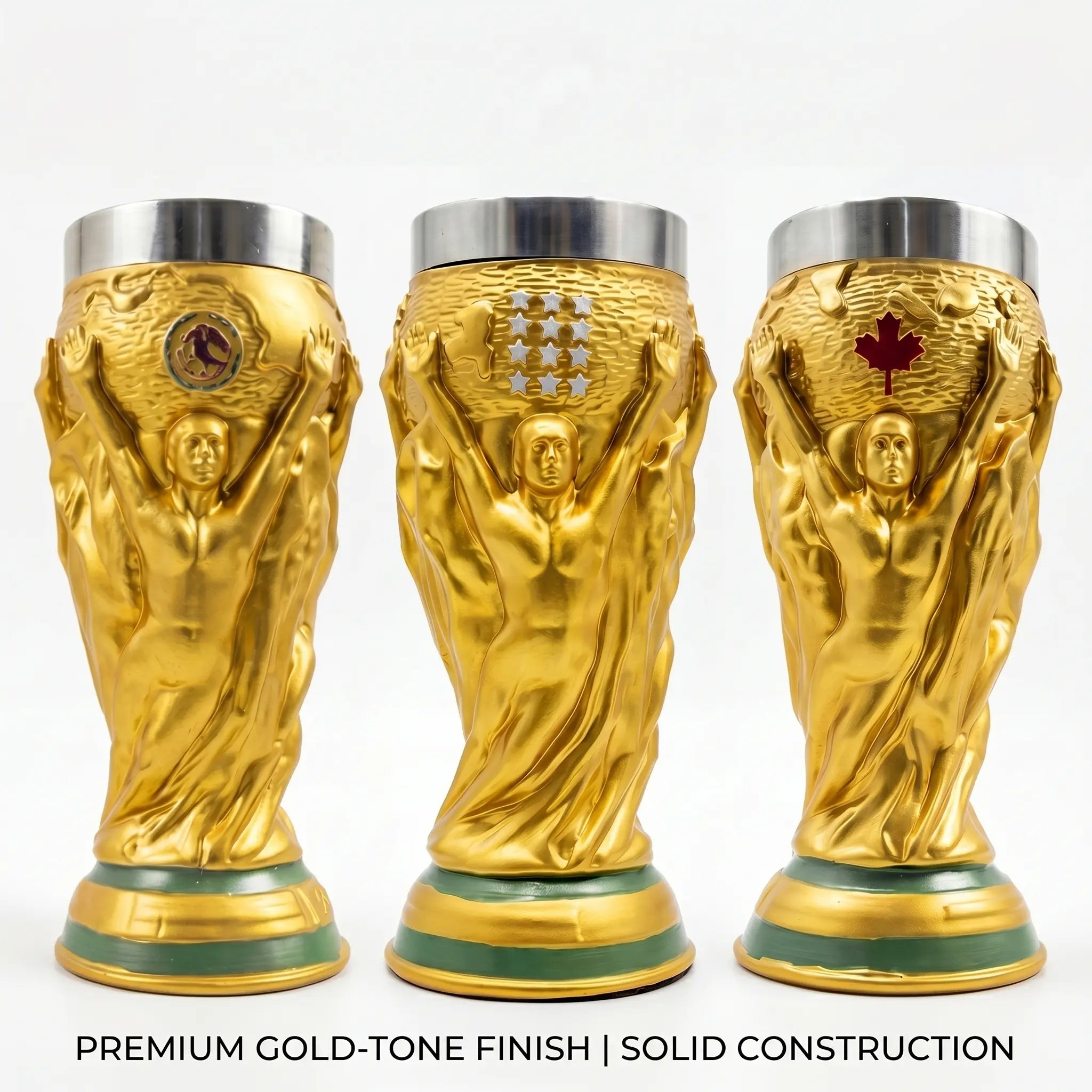 【17oz】 Creative Gold Trophy Beer Mug – Home, Office & Party Drinking Cup – Fun Birthday & Holiday Gift for Adults