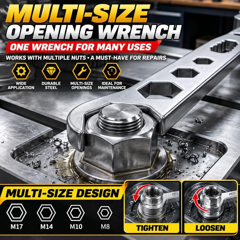 Adjustable 4-Prong Angle Grinder & Polisher Spanner Wrench