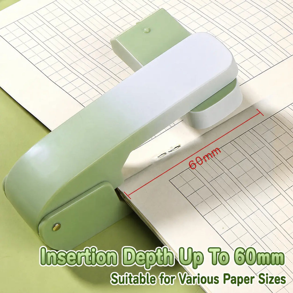 Rotating Swing Arm Stapler, 360 Degree Long Reach Stapler for Booklets