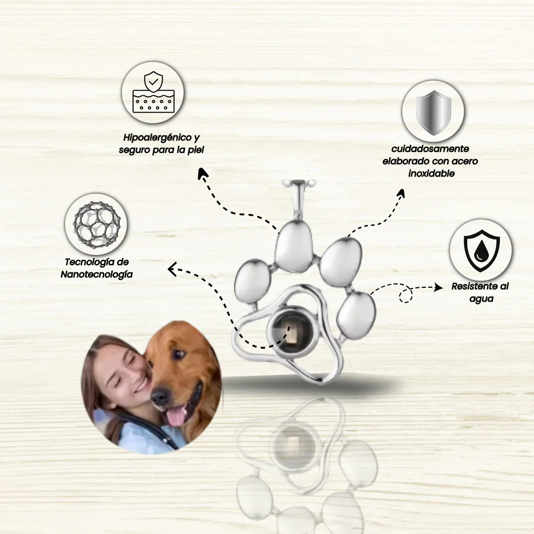 Memory Footprint Necklace