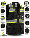 Pro One High-Vis Reflective Safety Vest for Trade Jobs - SV802Z